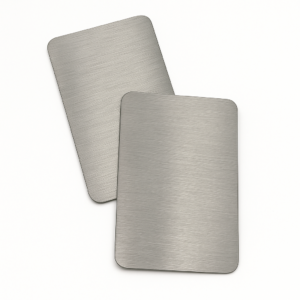 FFDK Steel Plates Blanco (2er-Set) – Rohlinge aus Edelstahl für Seed Phrases (24 Wörter) | Feuer- & Wasserfest, ohne Gravur & Linien
