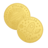 Stellar XLM Coin Münze gold
