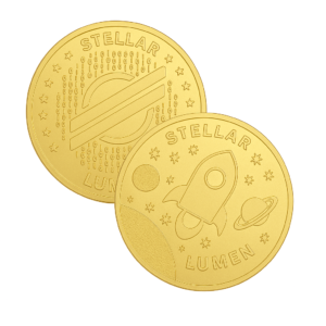 Stellar Lumens XLM Sammelmünze Gold – Edle Gedenkmünze für Blockchain-Fans & Sammler
