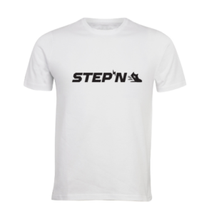 T-Shirt „STEPN LOGO“ Weiss Basic