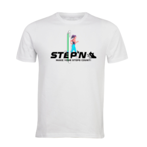 T-Shirt „STEPN RUNNER“ Weiss Basic