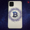 Iphone Case Bitcoin White Blue