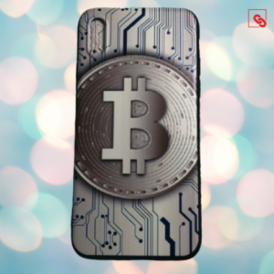 Iphone X „Bitcoin Big Chip“ Silikon Case Handyhülle Cover