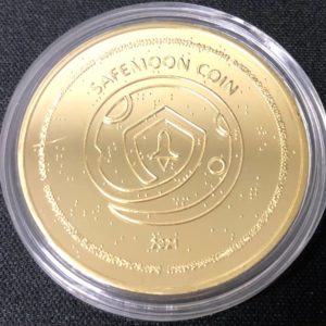 Sammelmünze „SAFEMOON (SFM)“  Meme Coin gold
