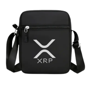 Trendige Umhängetasche mit XRP Logo (15×20 cm) – Stylisches Krypto-Statement für unterwegs
