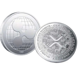 Ripple XRP Sammelmünze Silber – NEUE VERSION | Edle Krypto Gedenkmünze für Sammler & Blockchain-Fans