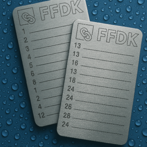 FFDK Steel Plate Bundle – 2er-Set Seed Backup Platten aus Edelstahl + Elektrischer Gravierstift mit Diamantspitze | Feuer- & Wasserfest