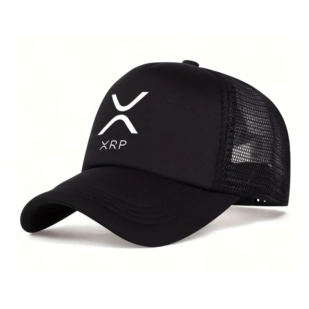 XRP Cap Trucker Snapback Schwarz